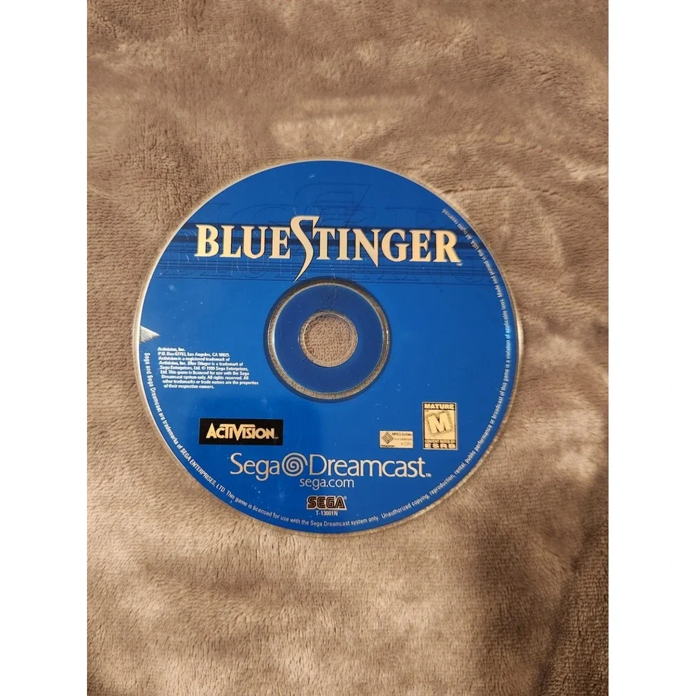 Blue Stinger (Sega Dreamcast, 1999) DISC ONLY